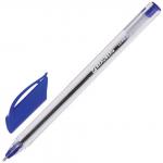 Ручка шариковая масляная BRAUBERG Extra Glide, СИНЯЯ, трехгранная, узел 1мм, линия 0,5мм, 141700