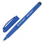 Ручка капиллярная CENTROPEN, ЧЕРНАЯ, трехгранная, корпус синий, толщина письма 0,3мм, 4621/1Ч