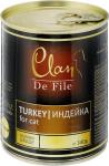 CLAN De File консервы для собак 340 г Индейка