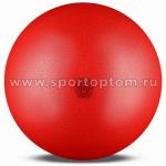 Мяч для художественной гимнастики силикон AMAYA GALAXI 410 г, 350630, Красный, 20 см