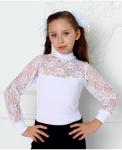 Белая школьная блузка для девочки Арт. 71663