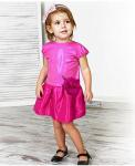 Нарядное малиновое платье для девочки Арт.76291