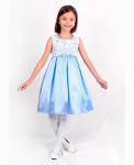 Голубое нарядное платье для девочки Арт.82625