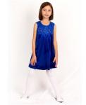 Синее нарядное платье для девочки Арт.82961