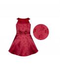 Красное нарядное платье для девочки Арт.7621