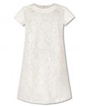 Нарядное молочное платье для девочки Арт.8283