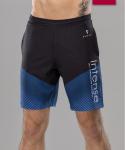 Мужские спортивные текстильные шорты Intense FA-MS-0104, принт синий