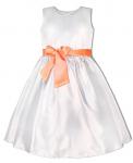 Белое нарядное платье для девочки 82232