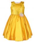 Желтое платье для девочки  Арт.82821