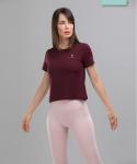 Женская спортивная футболка Balance FA-WT-0104, бордовый
