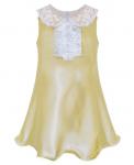 Золотистое нарядное платье для девочки Арт.76445