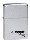 Зажигалка Zippo №205 Footprints с покрытием Satin Chrome™, латунь/сталь, серебристая, матовая