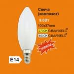 Лампа светодиодная Ecola candle   LED Premium свеча