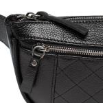 Кожаная поясная сумка Lakestone Nevil Black