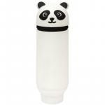 Пенал мягкий 200*55*50 Berlingo "Panda", силикон, белый, PM05622