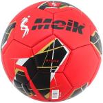 B31318-1 Мяч футбольный "Meik-068" 2-слоя, (красный), TPU+PVC 2.7, 410-420 гр., машинная сшивка