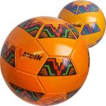 B31323-3 Мяч футбольный "Meik-2000C" 2-слоя, (оранжевый), TPU+PVC 2.7, 410-420 гр., машинная сшивка