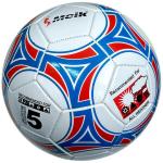 B31324-5 Мяч футбольный "Meik-MK2000" 2-слоя, (белый), TPU+PVC 2.7, 410-420 гр., машинная сшивка