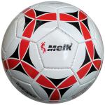 B31324-6 Мяч футбольный "Meik-MK2000" 2-слоя, (белый), TPU+PVC 2.7, 410-420 гр., машинная сшивка