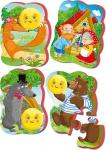 ВладиТ Мягкие пазлы Baby puzzle Сказки "Колобок" NEW