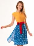 Платье Одри (голубой) sale