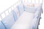 Бортики-подушки  подушки в кроватку для новорожденных Паровозик