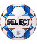 Мяч футбольный Diamond IMS 810015, №4 белый/синий/оранжевый