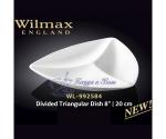 Менажница 20см треуг WILMAX фарфор     (6) (36)     WL-992584