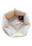 Бортики-подушки в кроватку для новорожденных Кантри
