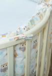 Бортики-подушки в кроватку для новорожденного Софушки