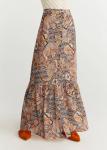 Длинная юбка с цветами