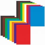 Набор цветного картона и бумаги А4 мелованные, 8+8 цв, в папке, ЮНЛАНДИЯ,200х290мм, "ПЛАНЕТЫ",129570