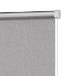 Рулонная штора ролло жаккард блэкаут "Фелиса", серый графит                             (ax-200330-gr)