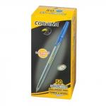 Ручка шариковая CORVINA 51, прозрачный корпус, 0,7 мм, синяя