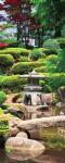 Рулонная штора термоблэкаут Японский сад                (d-200713-gr)