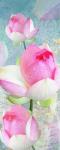 Рулонная штора термоблэкаут Сказочный цветок                (d-200616-gr)