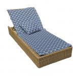 Подушка на шезлонг "Blue Garden", дизайн 190                             (kf-126069190)