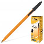 Ручка шариковая BIC Orange, ЧЕРНАЯ, корпус оранжевый, узел 0,8мм, линия письма 0,3мм, 8099231