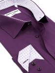 0186TESF Приталенная мужская рубашка с длинным рукавом Elegance Slim Fit