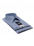 1130TSSF Синяя приталенная мужская рубашка Super Slim Fit