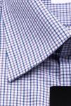 1247TSFK Приталенная мужская рубашка с коротким рукавом Slim Fit