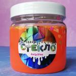 *Слайм Стекло серия Party Slime, оранжевый неон, 400 гр