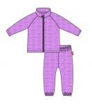 Комплект флисовый детский (куртка + брюки) basic lilac