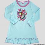 Ночная рубашка для девочки  BK796PJ(098-104)-Голубой