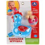 ЗАВОДНАЯ ИГРУШКА "УМКА" КУРОЧКА НА БЛИСТЕРЕ (РУСС. УП.) в кор.2*48шт