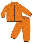 Комплект флисовый детский (куртка + брюки) orange
