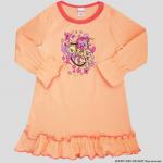 Ночная рубашка для девочки  BK796PJ(092-98)-Персиковый