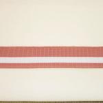 Подвяз (манжет) розовая фреска/белый 3*114 см