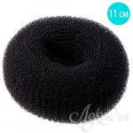 Валик для волос "Bun Maker" черный. 11 см