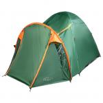 Палатка туристическая SKAUN, 290 х 240 х 185 см, 4-х местная, цвет зелёный